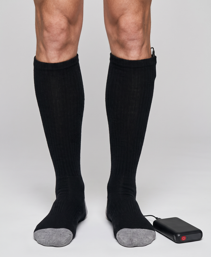 Men's Knee-High Heated Socks